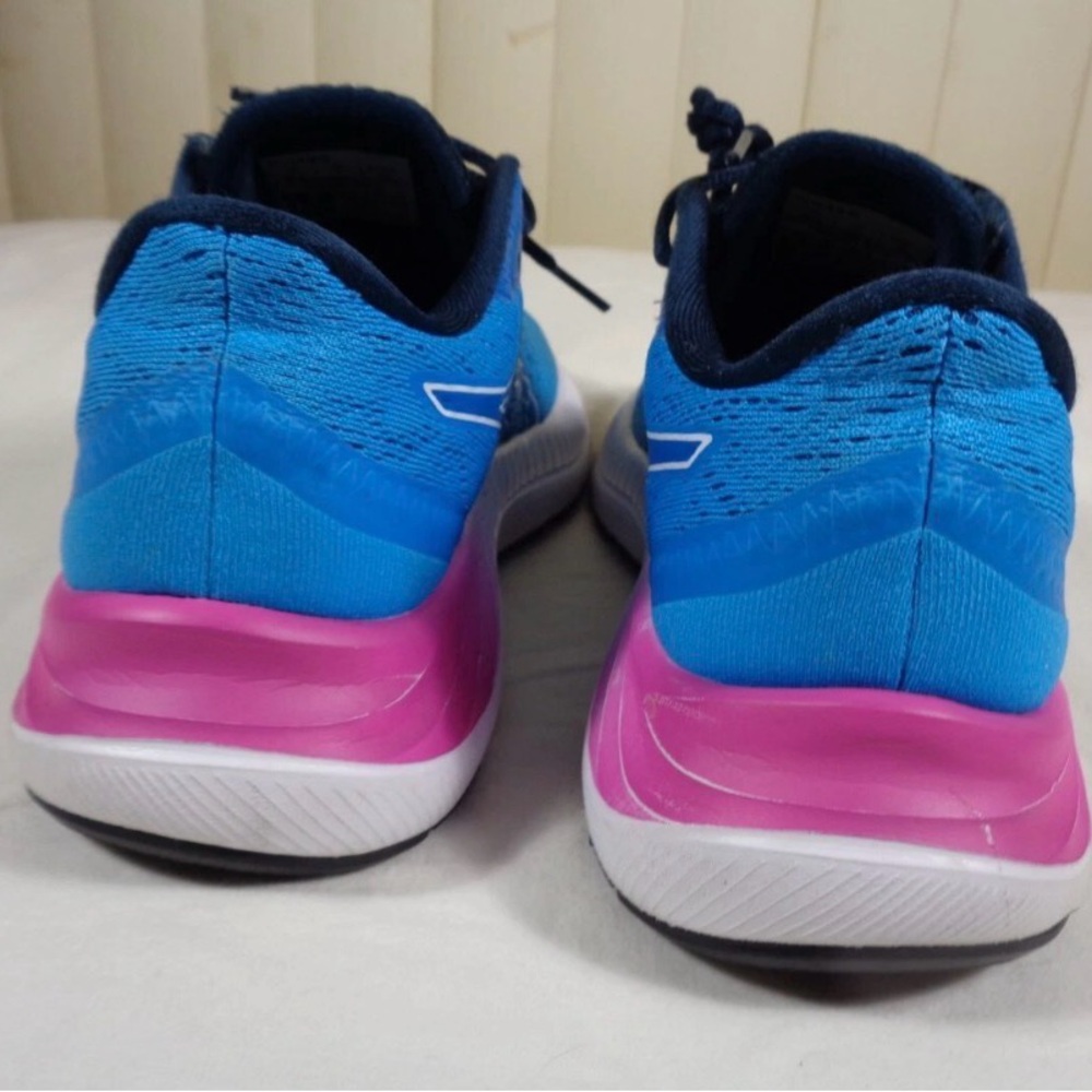 ASICS Blue and Pink Women's Athletic Running Shoes - Picture 11 of 12
